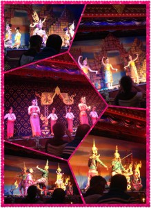タイの舞踊。手の動きは素晴らしい芸術。