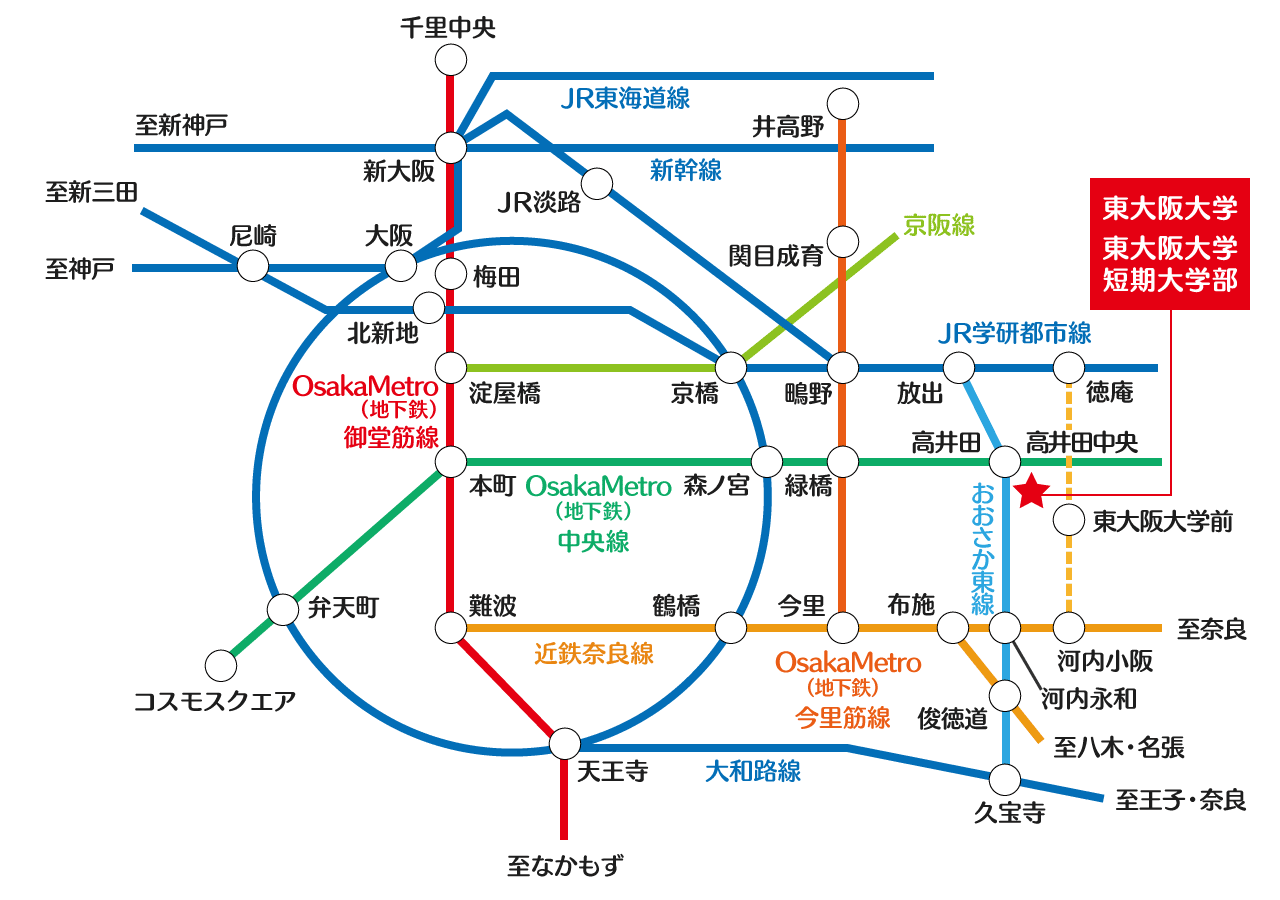 交通アクセス 位置