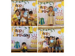 7.8.9月生まれのお友達、お誕生日おめでとう🍰